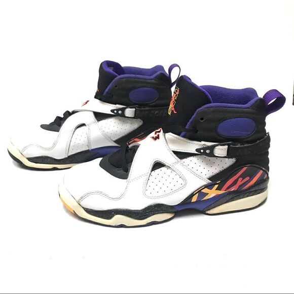Jordan 8 Retro BG(G5) 3 Peat 7.5 W/6.5 Y - Picture 4 of 10